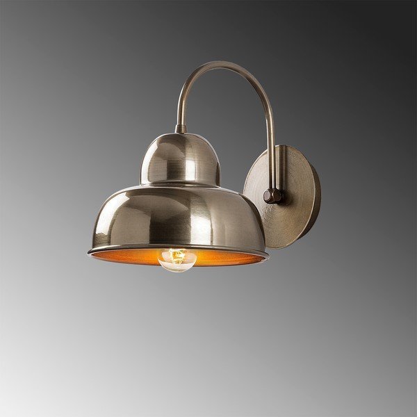 Medeninasta stenska svetilka ø 20 cm Multan – Opviq lights-image-3