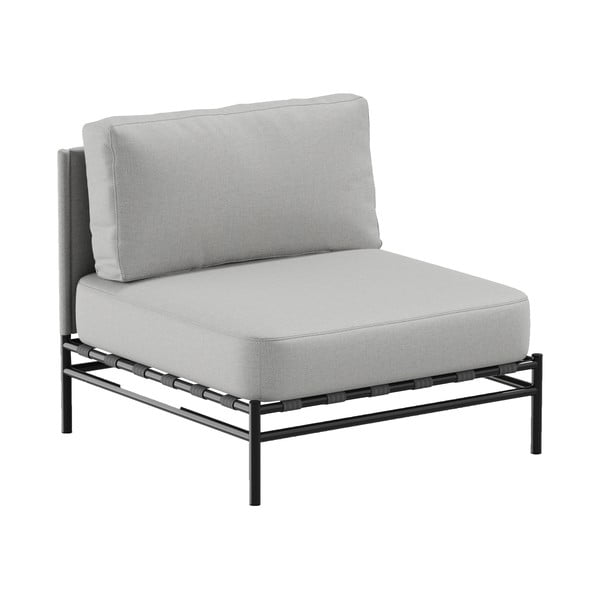 Svetlo siv modul vrtne sedežne garniture (sredinski modul) Dandy – Sit Sit