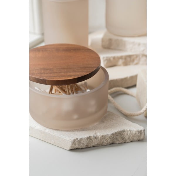 Bež steklen kopalniški organizator za vatke Modest – Mette Ditmer Denmark-image-1