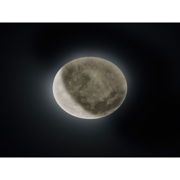 Svetlo siva LED otroška stropna luč s senčilom iz akrilnega stekla ø 40 cm Lunar – Trio-image-1