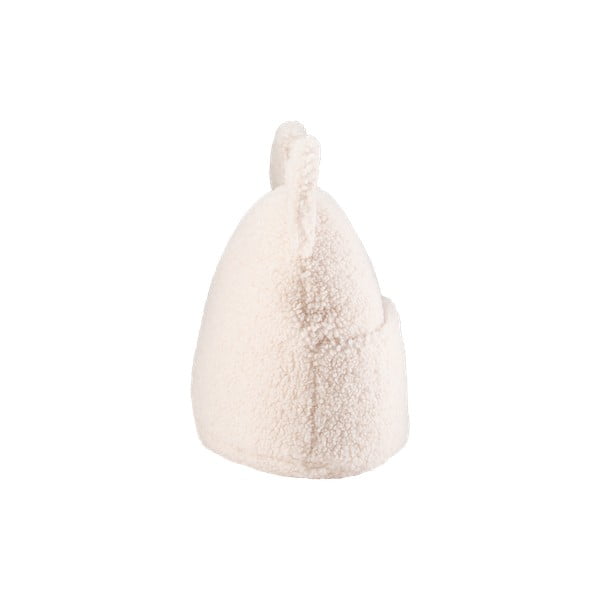 Kremno bela otroška blazina bouclé Teddy Pouch – Wigiwama-image-2