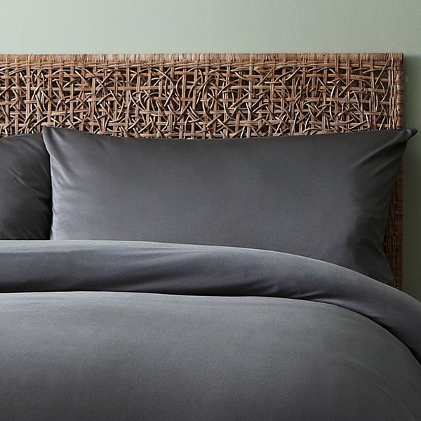 Siva posteljnina 200x200 cm So Soft - Catherine Lansfield-image-2