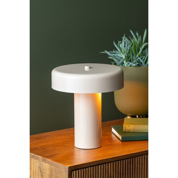 Bež kovinska namizna svetilka (višina 26 cm) Riqueza Palo – Leitmotiv-image-1