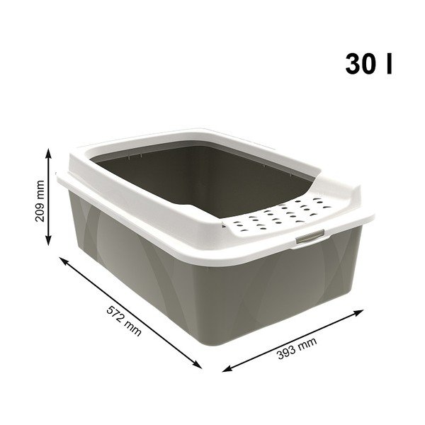 Mačje stranišče 57,2x39,3 cm Eco Bonnie - Rotho-image-1