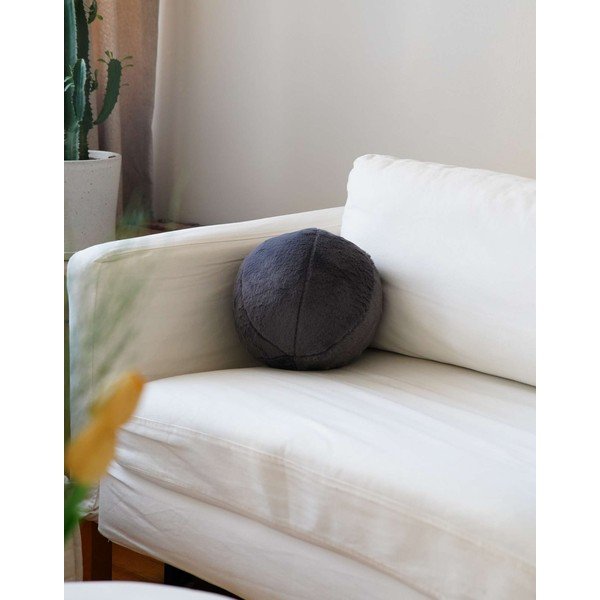 Okrasna blazina iz mikropliša ø 25 cm Top – Mioli Decor-image-3