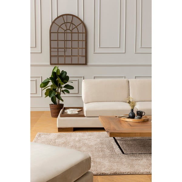 Bež kotna sedežna garnitura (desni kot) Tulip – Balcab Home-image-1