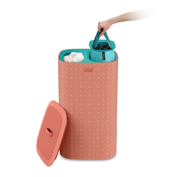 Rožnat tekstilni koš za perilo 60 l Tota Pop – Joseph Joseph-image-3