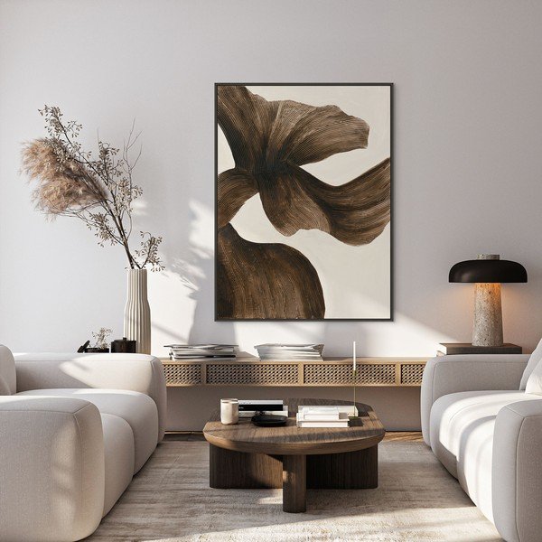 Ročno naslikana slika na platnu v okvirju 91x121 cm Astra – Malerifabrikken-image-1