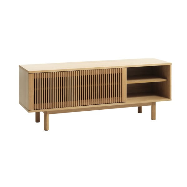 TV omarica v hrastovem dekorju 143x55 cm Tiber – Unique Furniture-image-2
