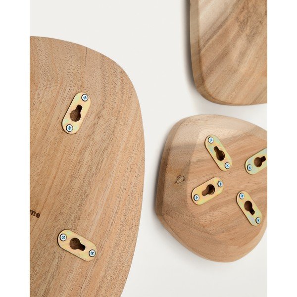 Lesene stenska dekoracija v kompletu 4 ks Selem – Kave Home-image-1