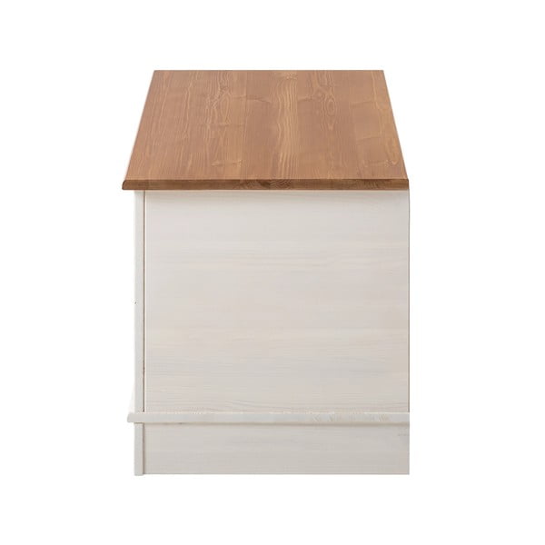 Bela skrinja iz masivnega bora 80x45 cm Anita – Støraa-image-4