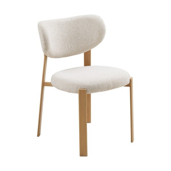 Bel oblazinjen jedilni stol Savina – House Nordic