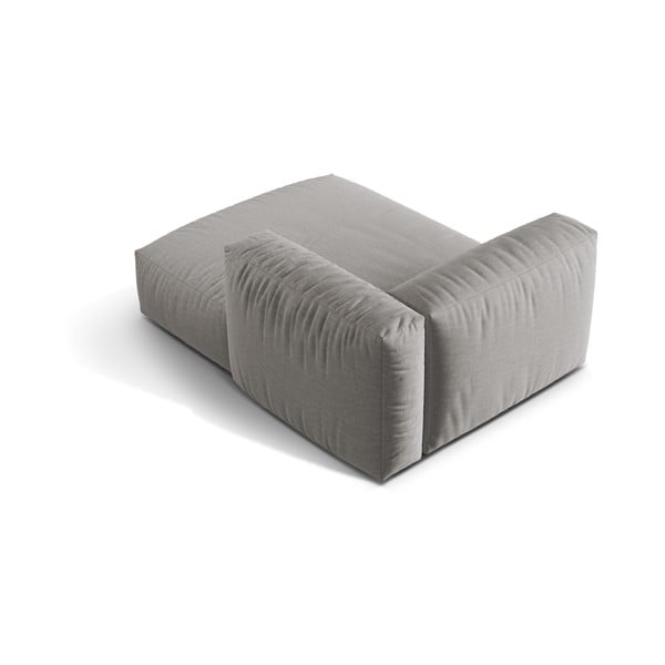 Svetlo siv modul za sedežno garnituro (desni kot) Martina – Micadoni Home-image-2