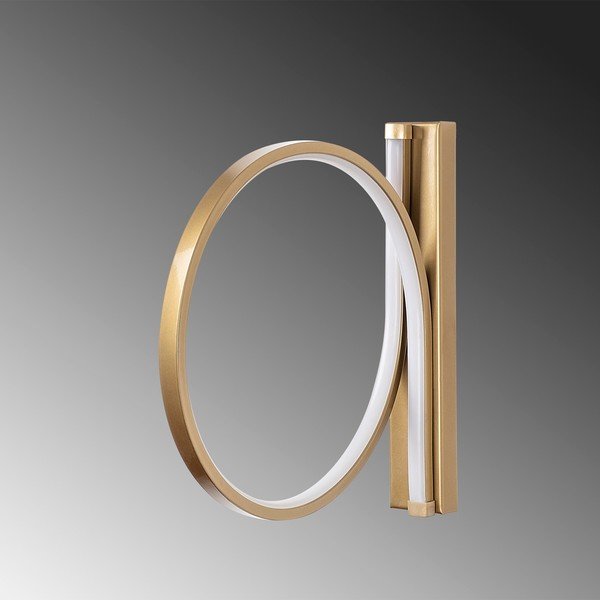 LED stenska svetilka v zlati barvi ø 30 cm Halka – Opviq lights-image-4