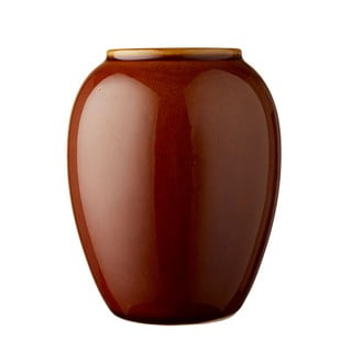 Temno oranžna keramična vaza Bitz, višina 12,5 cm