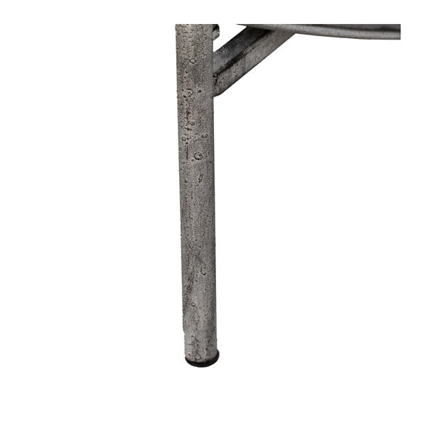 Siv kovinski regal 45x144x45 cm Mireille – Ixia-image-2