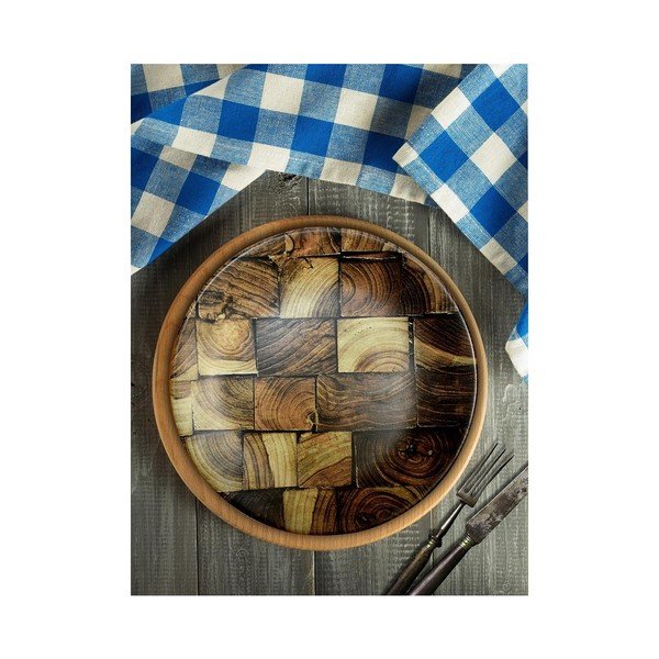 Keramični krožnik Struktura, ⌀ 25 cm-image-1