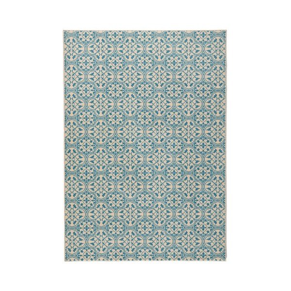 Modra preproga Hanse Home Gloria Pattern, 80 x 150 cm