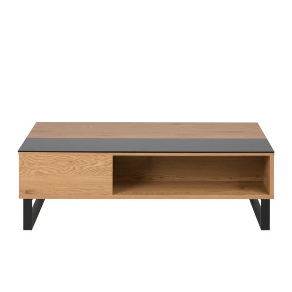 Črna mizica 110x60 cm Azalea - Actona-image-4