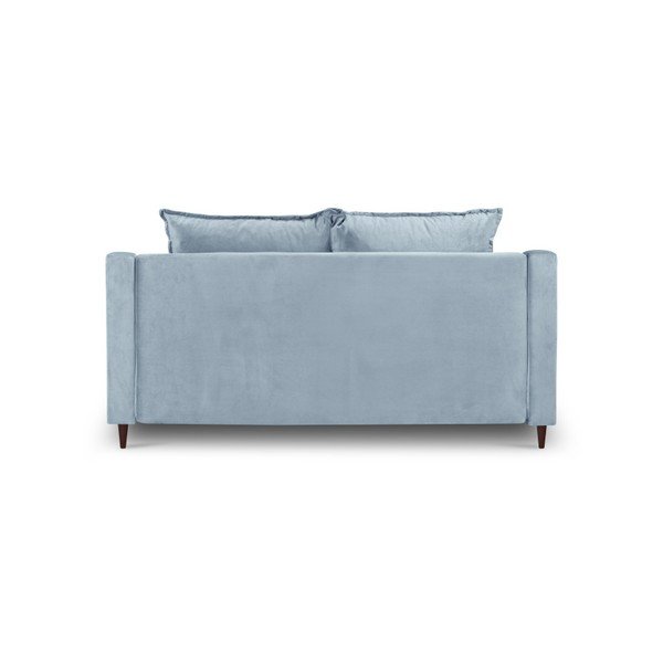 Svetlo modra žametna zofa Mazzini Sofas Freesia, 150 cm-image-3