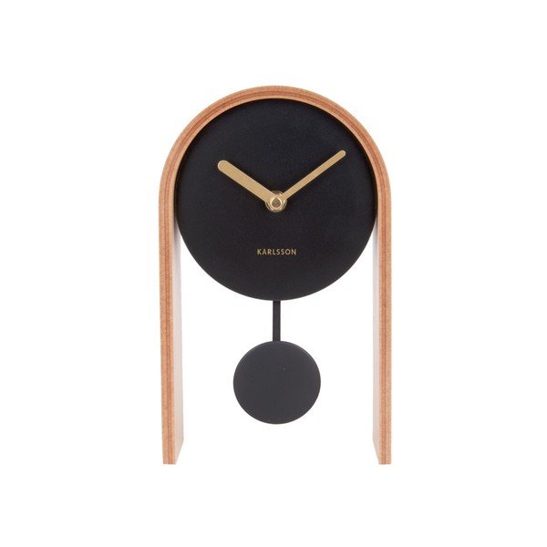 Namizna ura iz brezovega lesa Karlsson Smart Pendulum Light-image-2