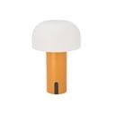 Bela/oranžna LED namizna svetilka (višina 22,5 cm) Styles – Villa Collection