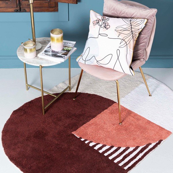 Bordo rdeča pralna preproga 134x200 cm Faaborg – HF Living-image-1