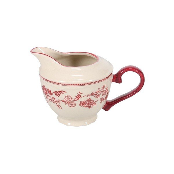 Bordo rdeč/slonokoščen porcelanast vrč za mleko 180 ml Cyril – S|P Collection