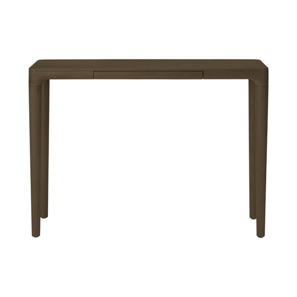 Rjava stranska mizica iz masivnega hrasta 12x110 cm Heart'n'Soul – UMAGE-image-2