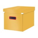 Rumena kartonasta škatla za shranjevanje s pokrovom 32x36x31 cm Click&Store – Leitz