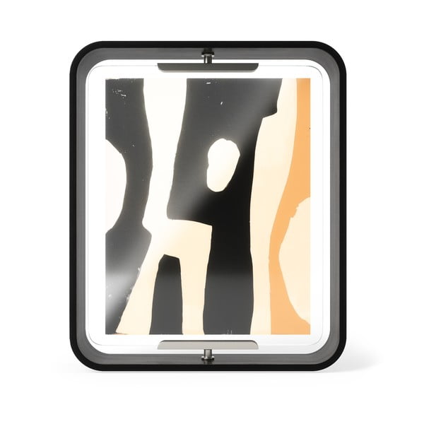 Črn lesen stoječ okvir 26x31,5 cm Bellwood – Umbra-image-2