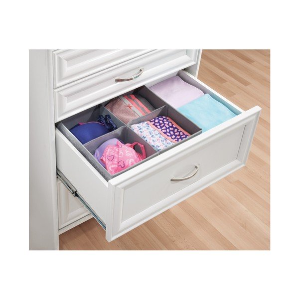 Siv 4-delni organizator predalov InterDesign Aldo, 30,5 x 35,5 cm-image-4