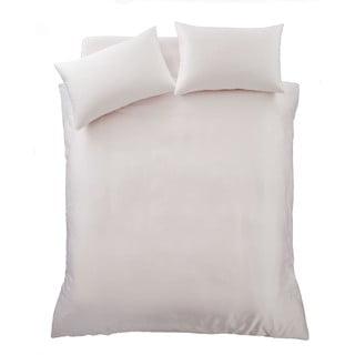 Roza posteljnina za zakonsko posteljo 200x200 cm Silky Soft - Catherine Lansfield