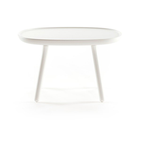 Bela kavna mizica iz masivnega lesa EMKO Naïve, 61 x 41 cm-image-1