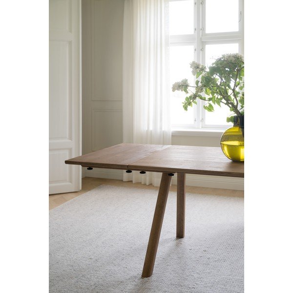 Dodatna mizna plošča iz masivnega hrasta 95x45 cm Clapperton – Rowico-image-1