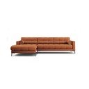 Opečnato oranžna kotna sedežna garnitura (levi kot) Bali – Cosmopolitan Design