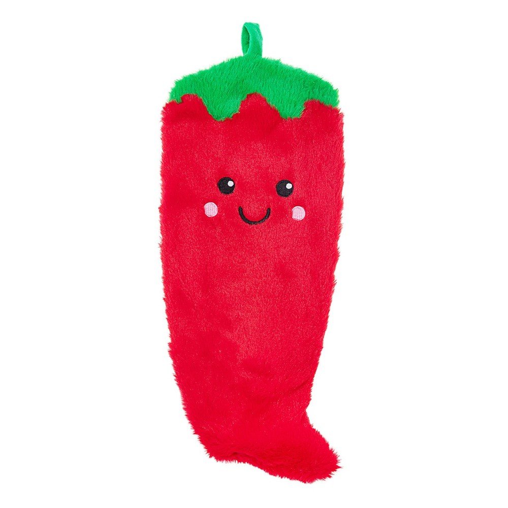 Rdeč termofor iz mikropliša 900 ml Chilli