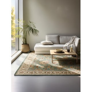Zelena/bež preproga 80x120 cm Herat – Nouristan