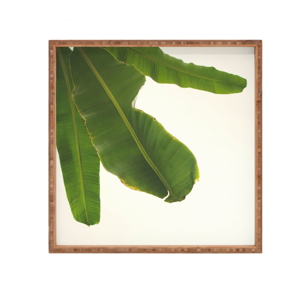 Lesen dekorativni servirni pladenj Leaf, 40 x 40 cm