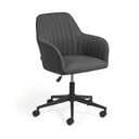 Temno siv pisarniški stol Kave Home Madina