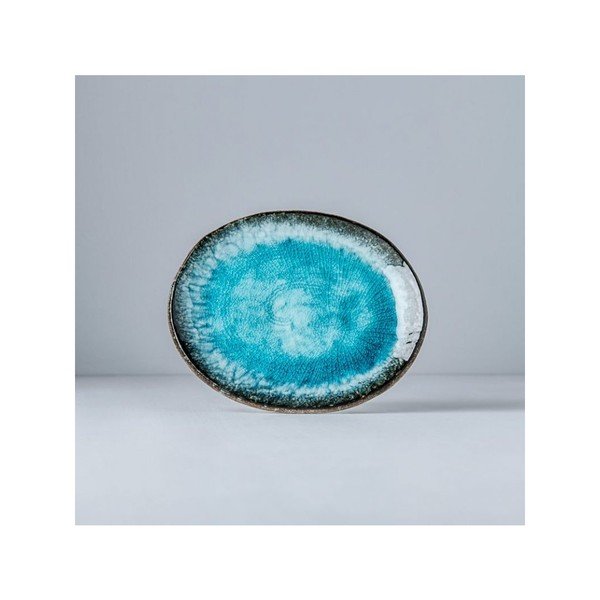 Moder keramičen krožnik MIJ Sky, ø 18 cm-image-1