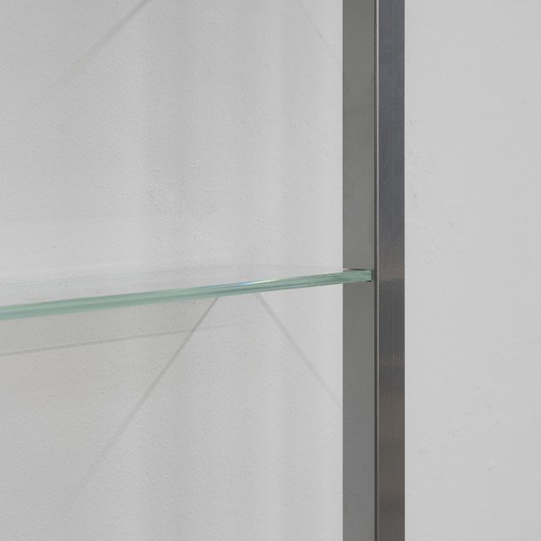 Večnivojska kovinska polica v srebrni barvi 46 cm Cubic – Spinder Design-image-3