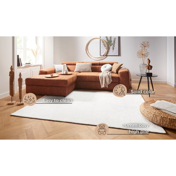 Krem preproga Mint Rugs Supersoft, 160 x 230 cm-image-4