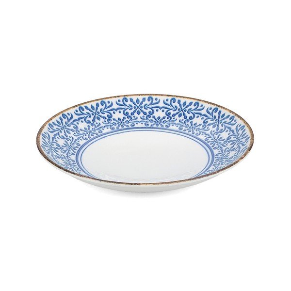 Bela/modra porcelanasta skleda ø 25,5 cm Azul – BonBistro