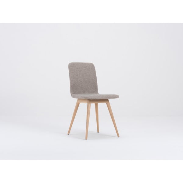 Bež jedilni stol s podnožjem iz hrastovega lesa Gazzda Ena-image-1