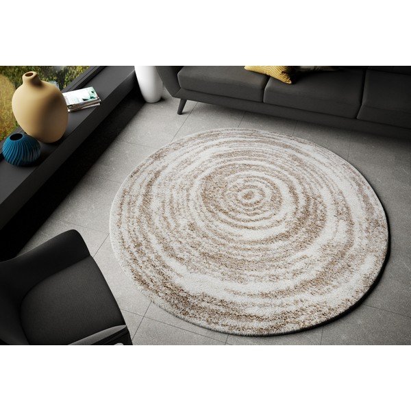 Bež preproga Mint Rugs Essential Rian, ø 160 cm-image-1