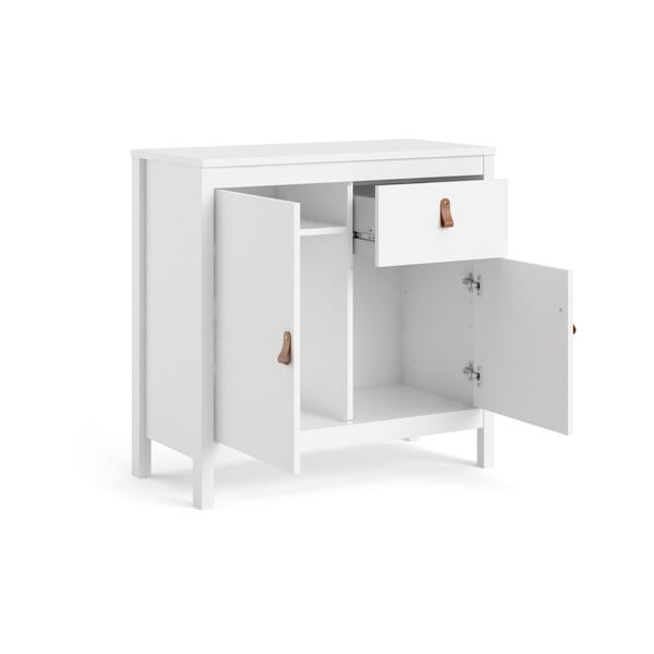 Bela nizka komoda 82x80 cm Madrid – Tvilum-image-3