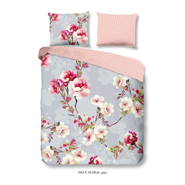 Bombažno posteljno perilo za zakonsko posteljo Dobro jutro Floral, 200 x 200 cm