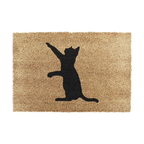 Predpražnik iz kokosovih vlaken 40x60 cm Cat – Artsy Doormats