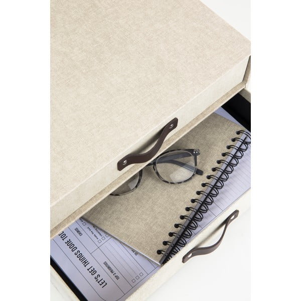 Bež škatla z 2 predali Bigso Box of Sweden Birger-image-2